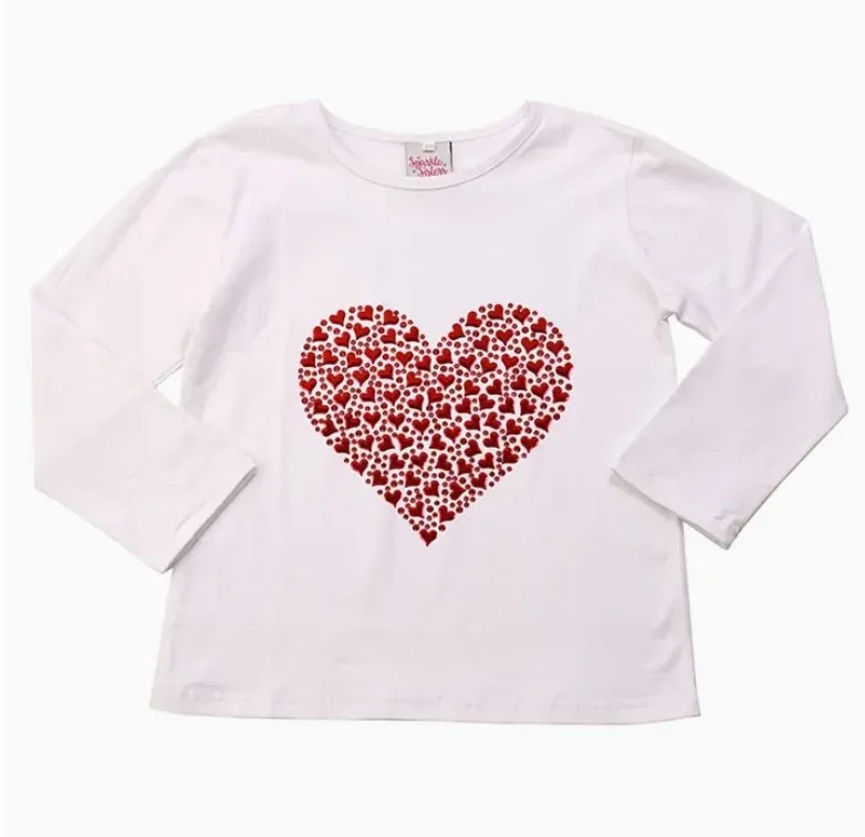 Red Full of Hearts Tee