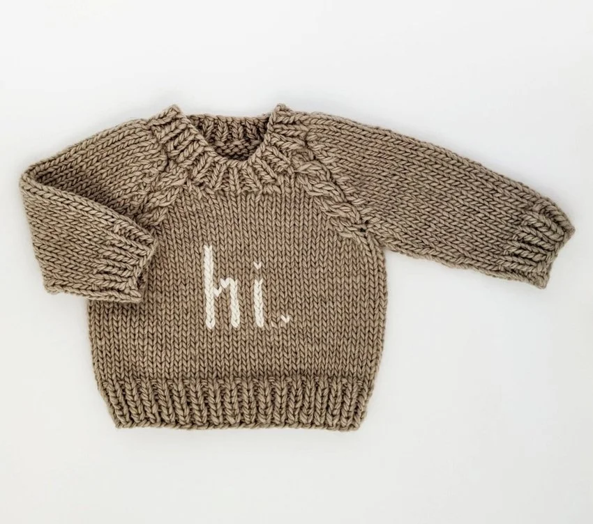 Huggalugs | Hi. Pebble Sweater