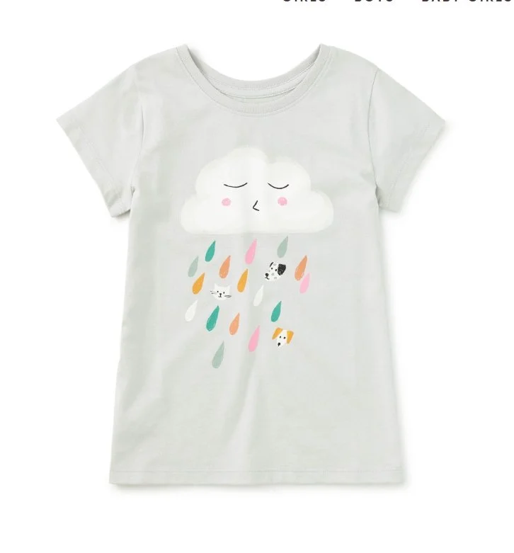 Tea Collection | Raining Cats and Dogs Graphic Tee