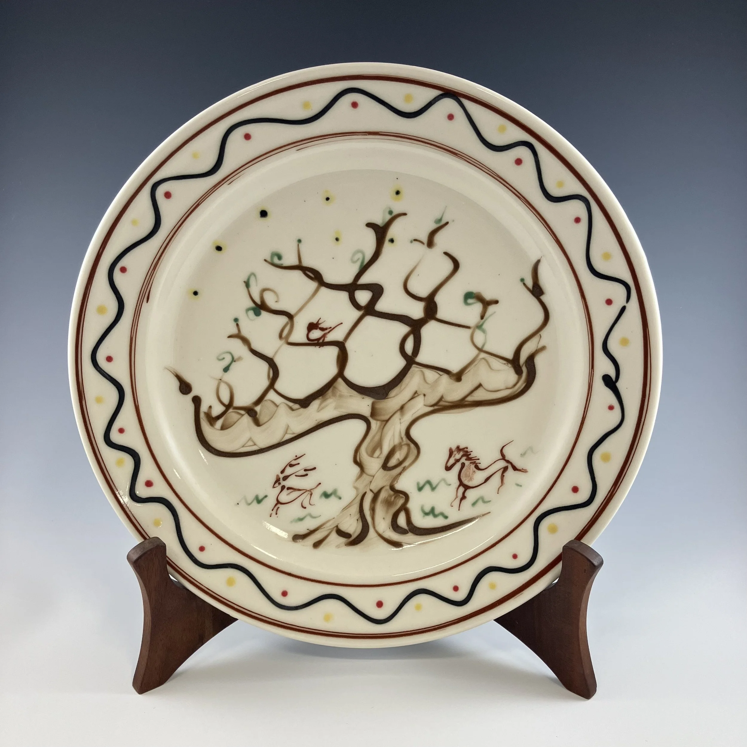 Tree of Life Porcelain Platter
