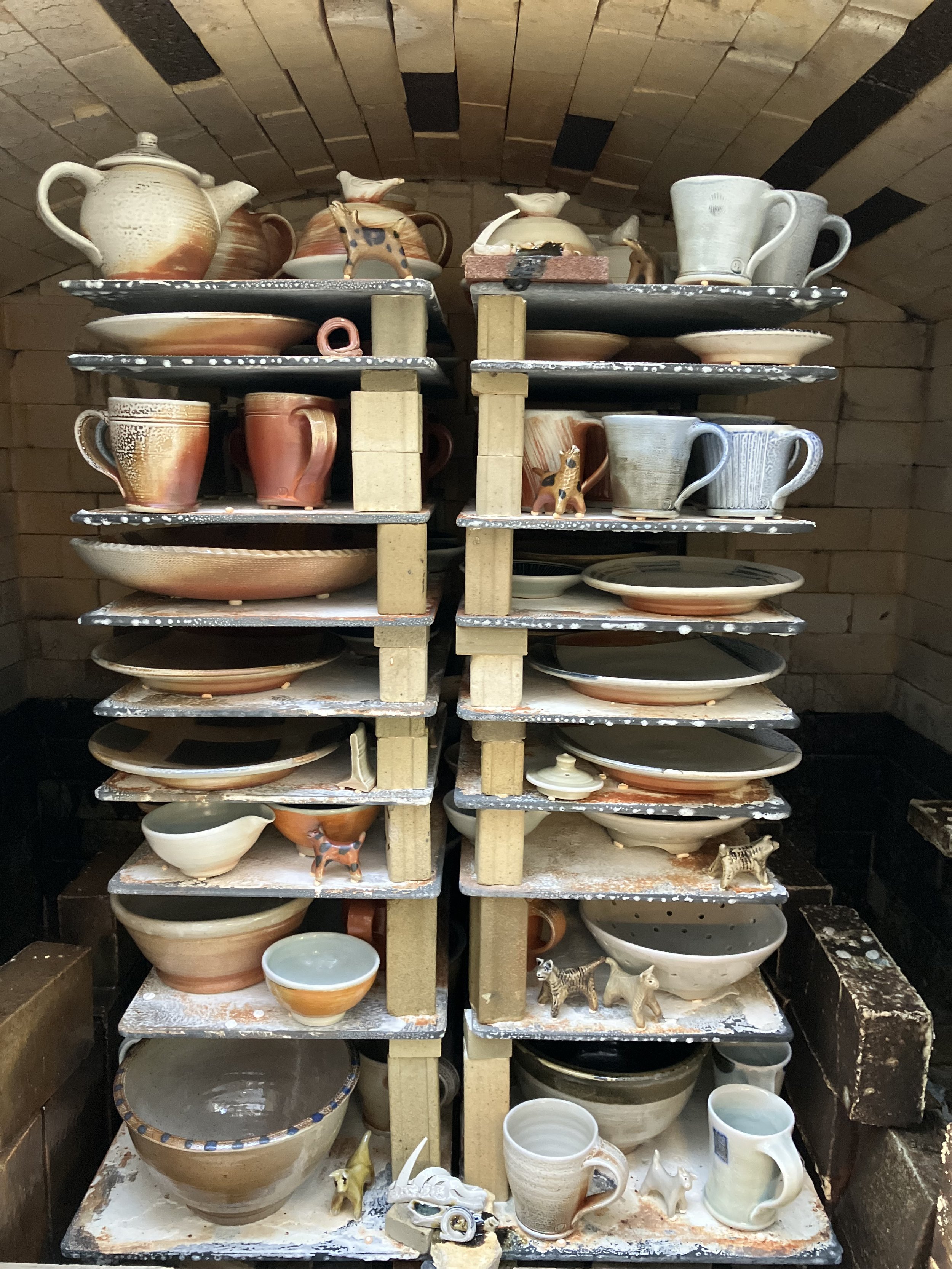 Most recent kiln firing .....after