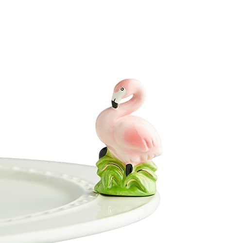 Nora Fleming Mini A205 Flamingo — Marion's