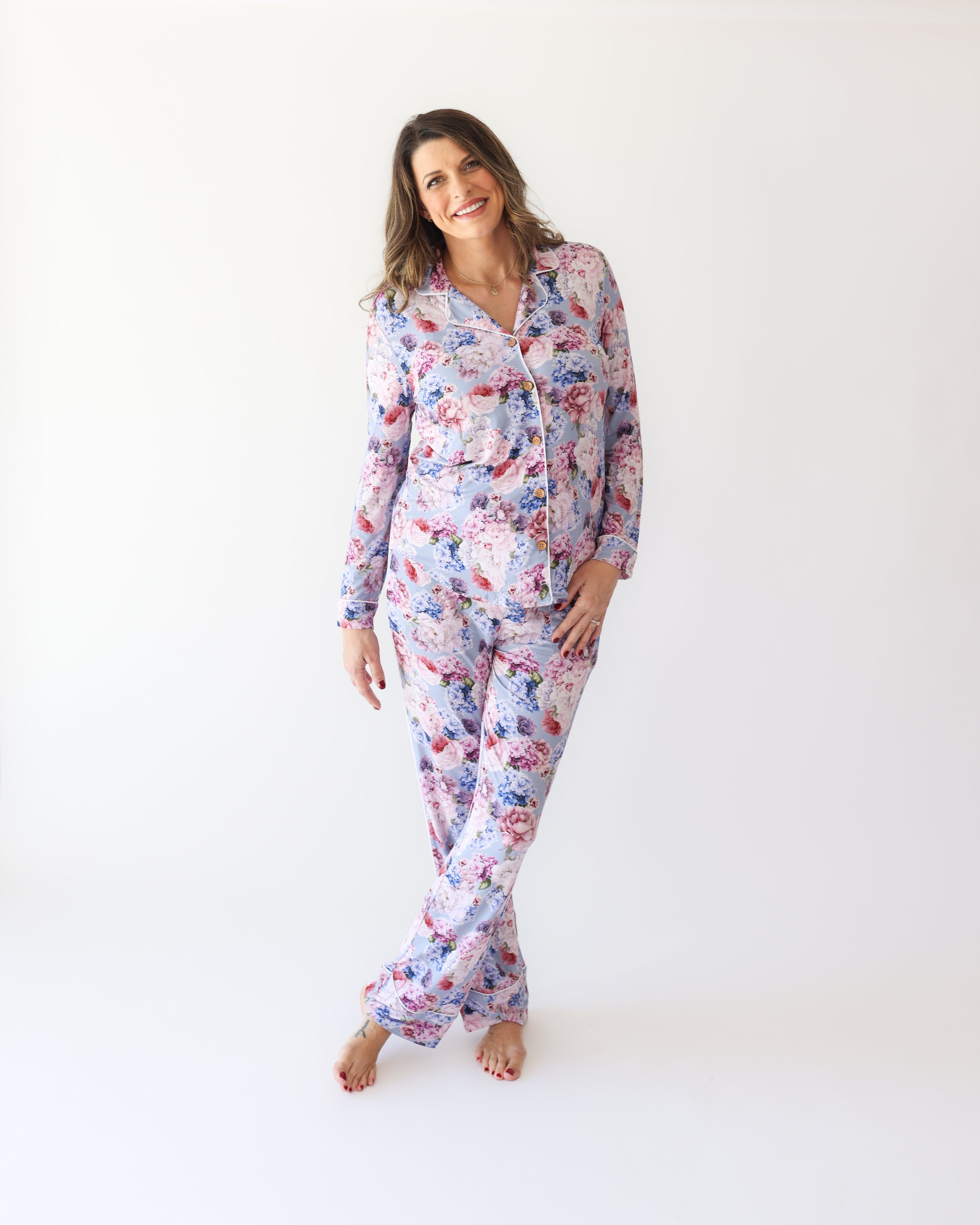 Posh Peanut Women s Long Sleeve and Relaxed Long Pajama Pants Ryleigh Marion s