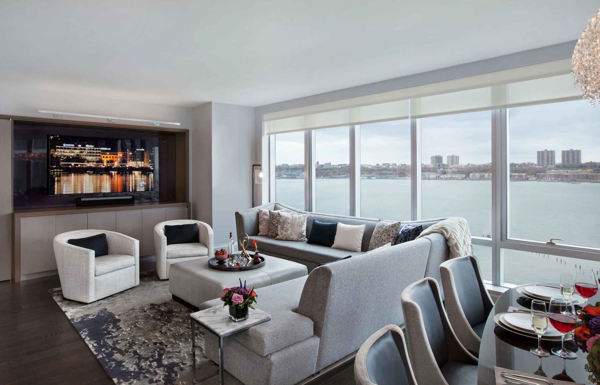 Apartment detail featuring living room