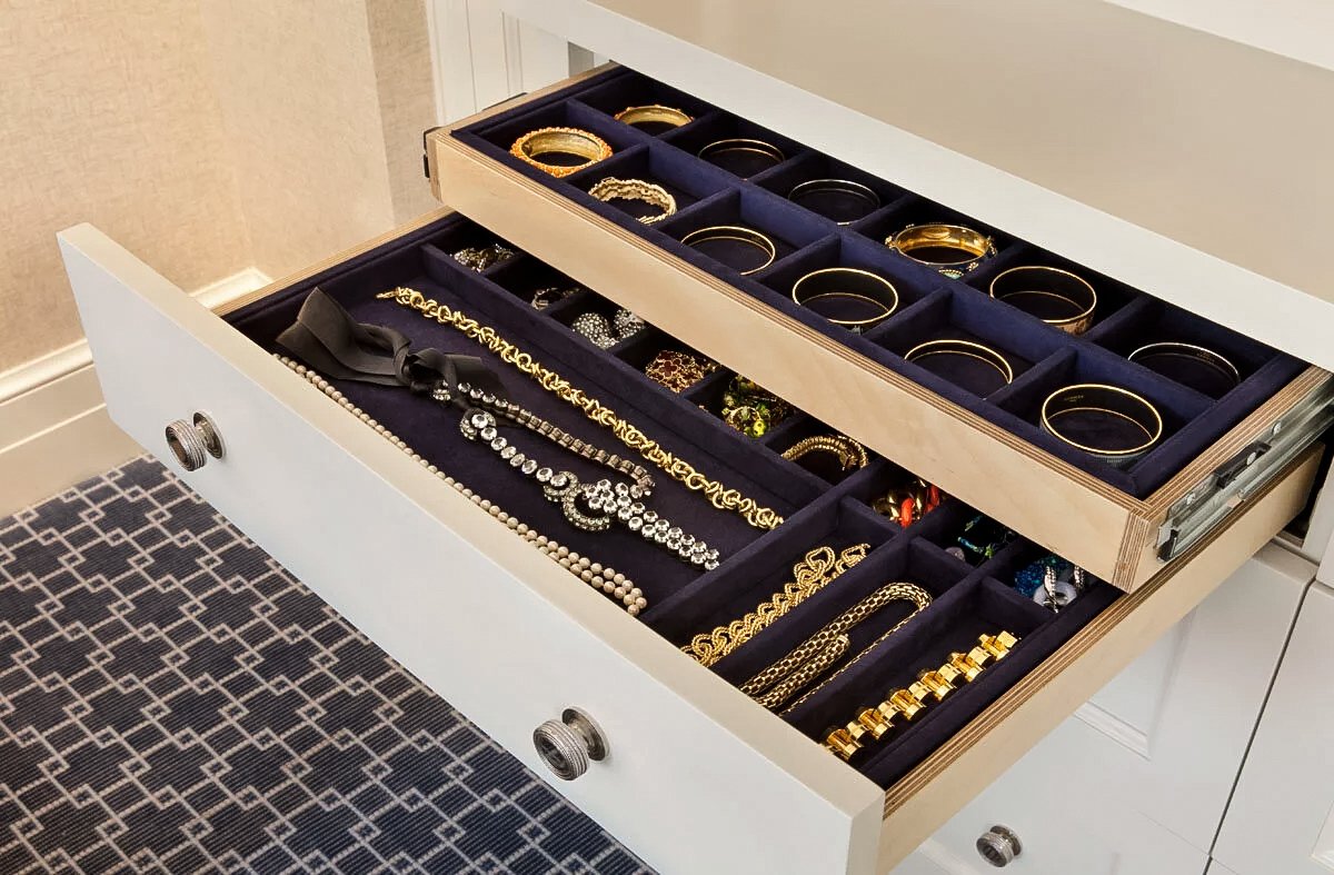 jewelry in drawer