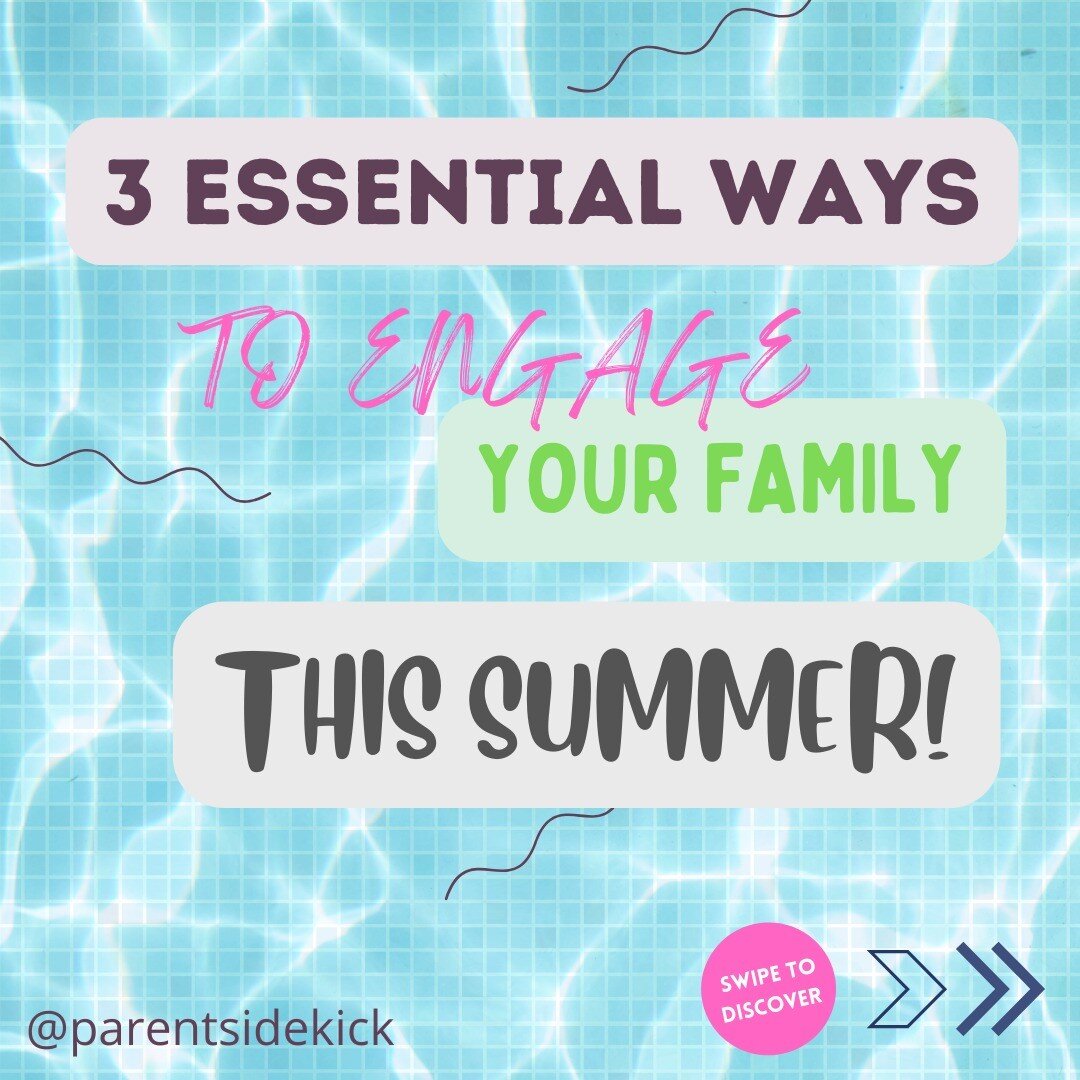 Are you getting excited for summer? Are you looking for ways to engage your child and your family that help you get the most out of your time together? 

Well, here are our &ldquo;Top 3 Parenting Tips for Summer.&quot; Enjoy! 

#summerparentingtips #