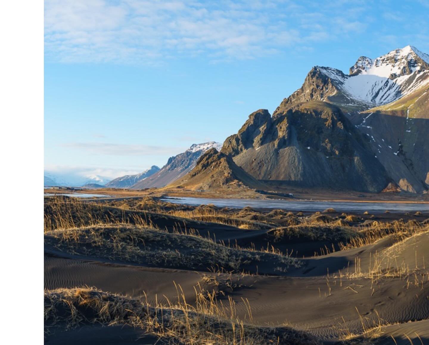 SWIPE THROUGH FOR PANO!

Vestrahorn is one of the many great locations in Iceland.  Vestrahorn is located on the Stokksnes peninsula and not very far off of Iceland&rsquo;s Ring Road.  This is probably the most photographed mountain in Iceland, too. 