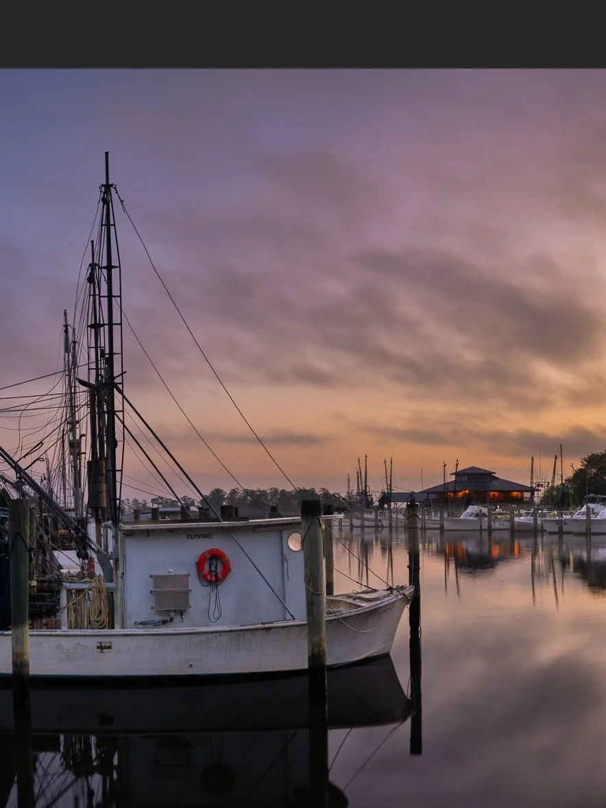 Finding my harbor. ⚓️🌅

Swipe for the full view of a morning well spent at the docks. There&rsquo;s something about the stillness of the water that just resets the soul.

#marinalife #goldenhour #nauticalvibes #sunsetview #harborlights