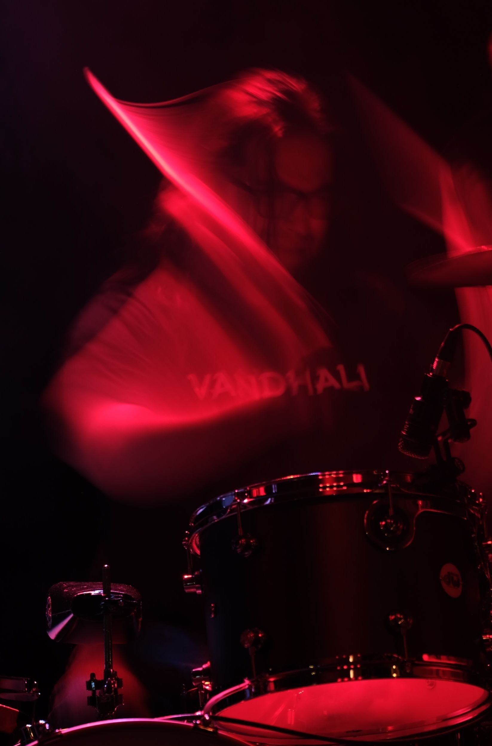 With Stephen on Drums
