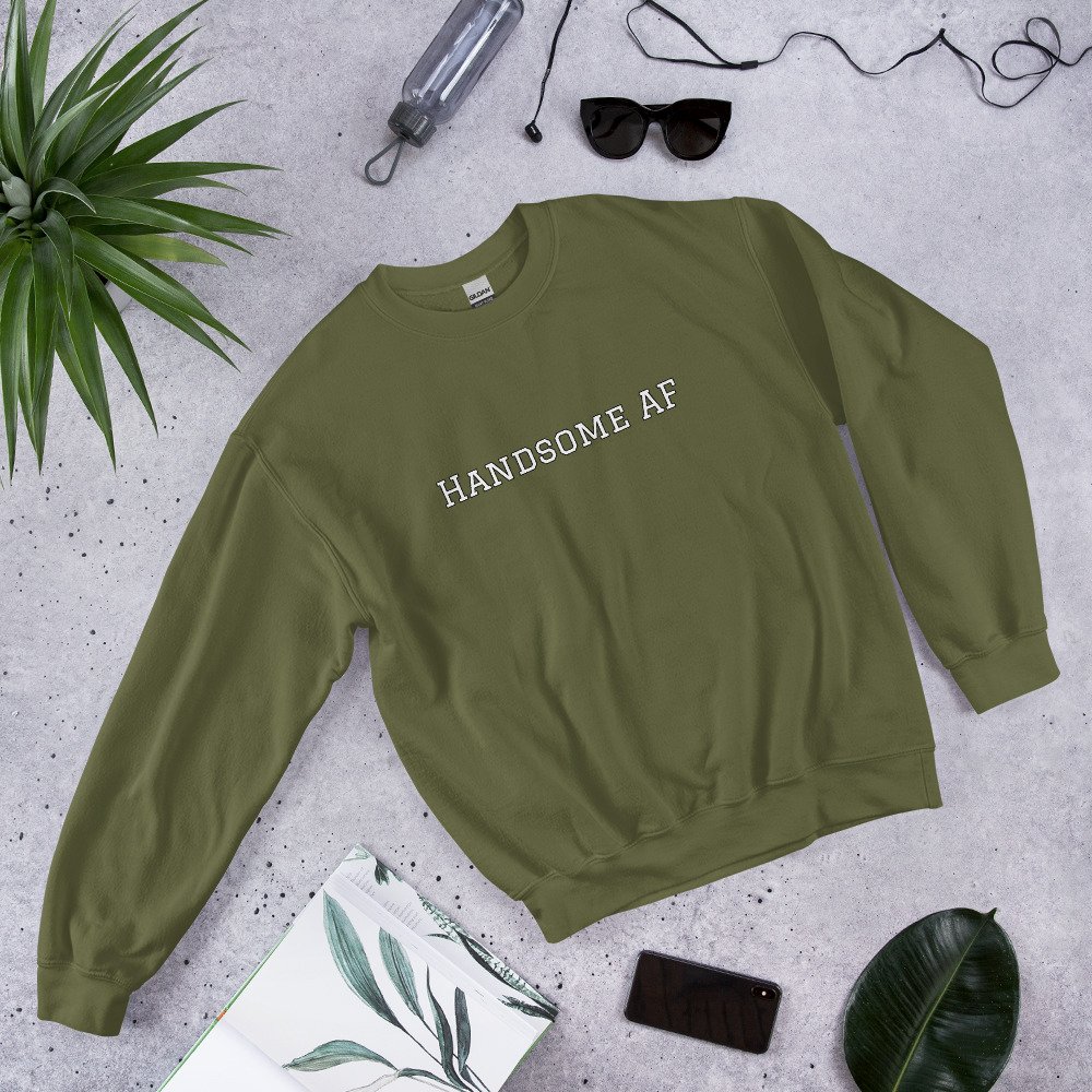unisex-crew-neck-sweatshirt-military-green-front-622ce13c411b4.jpg