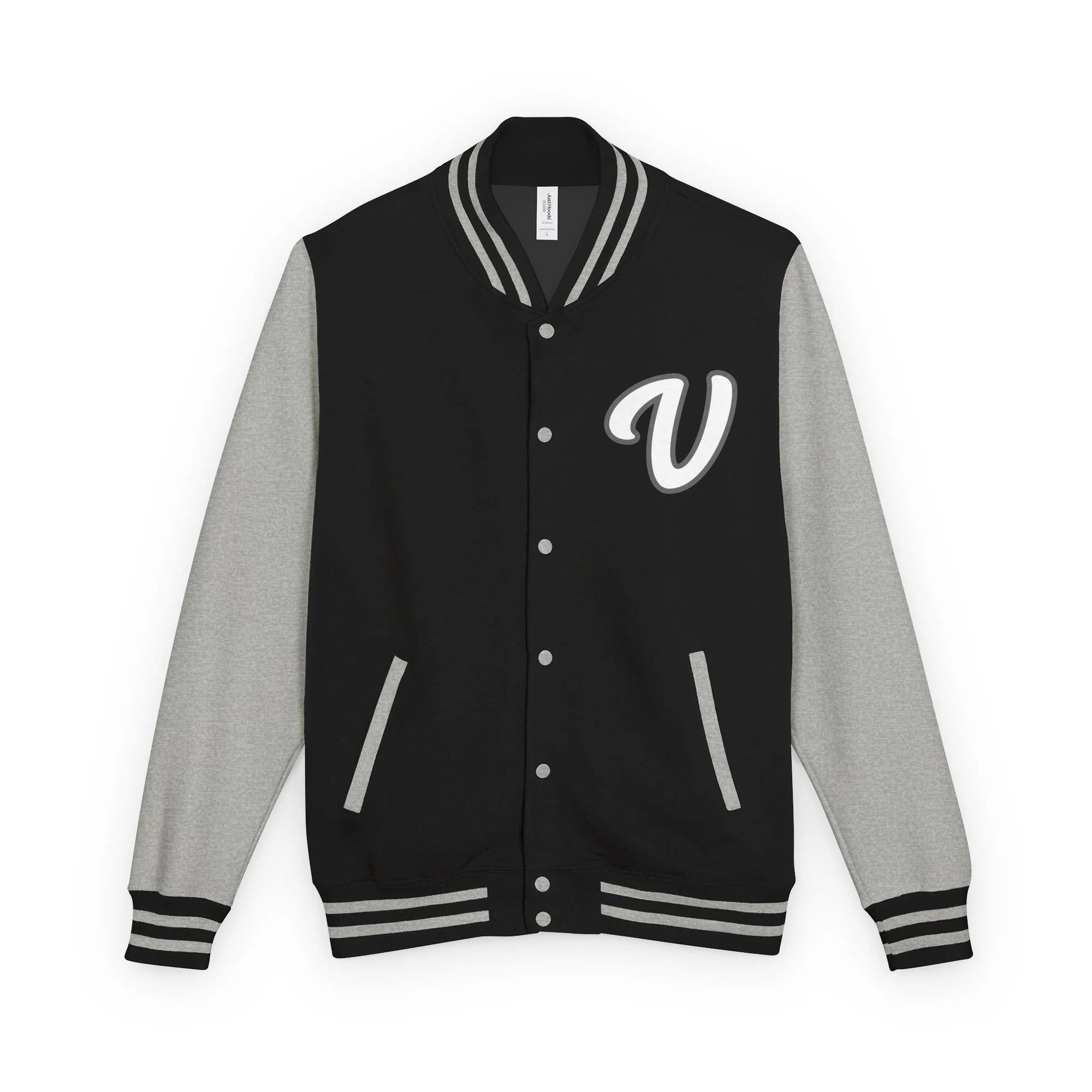 unisex-heavyweight-letterman-jacket-jet-black-heather-grey-front-6a5141bb16e3b.jpg