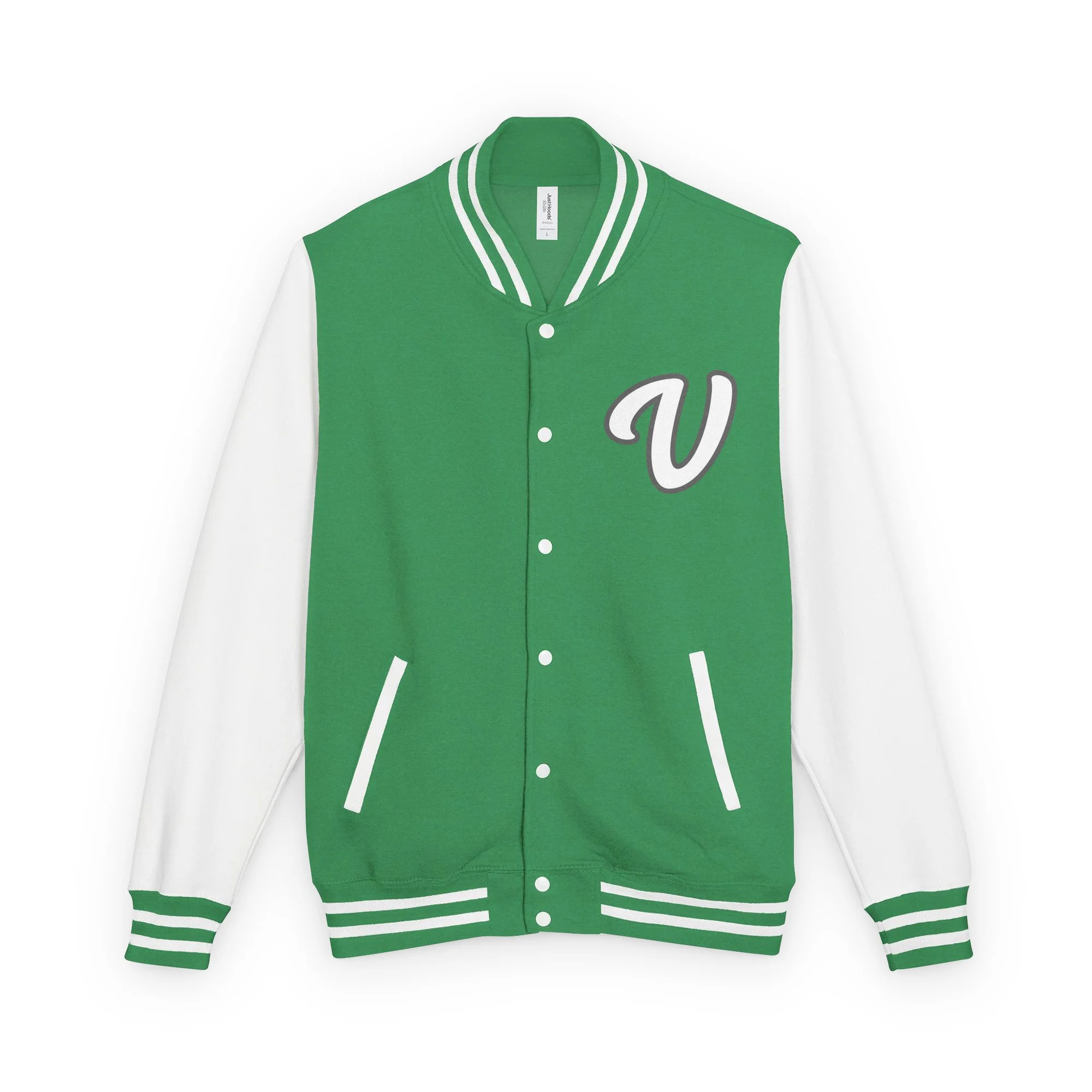 unisex-heavyweight-letterman-jacket-kelly-green-arctic-white-front-6a5141bb175db.jpg