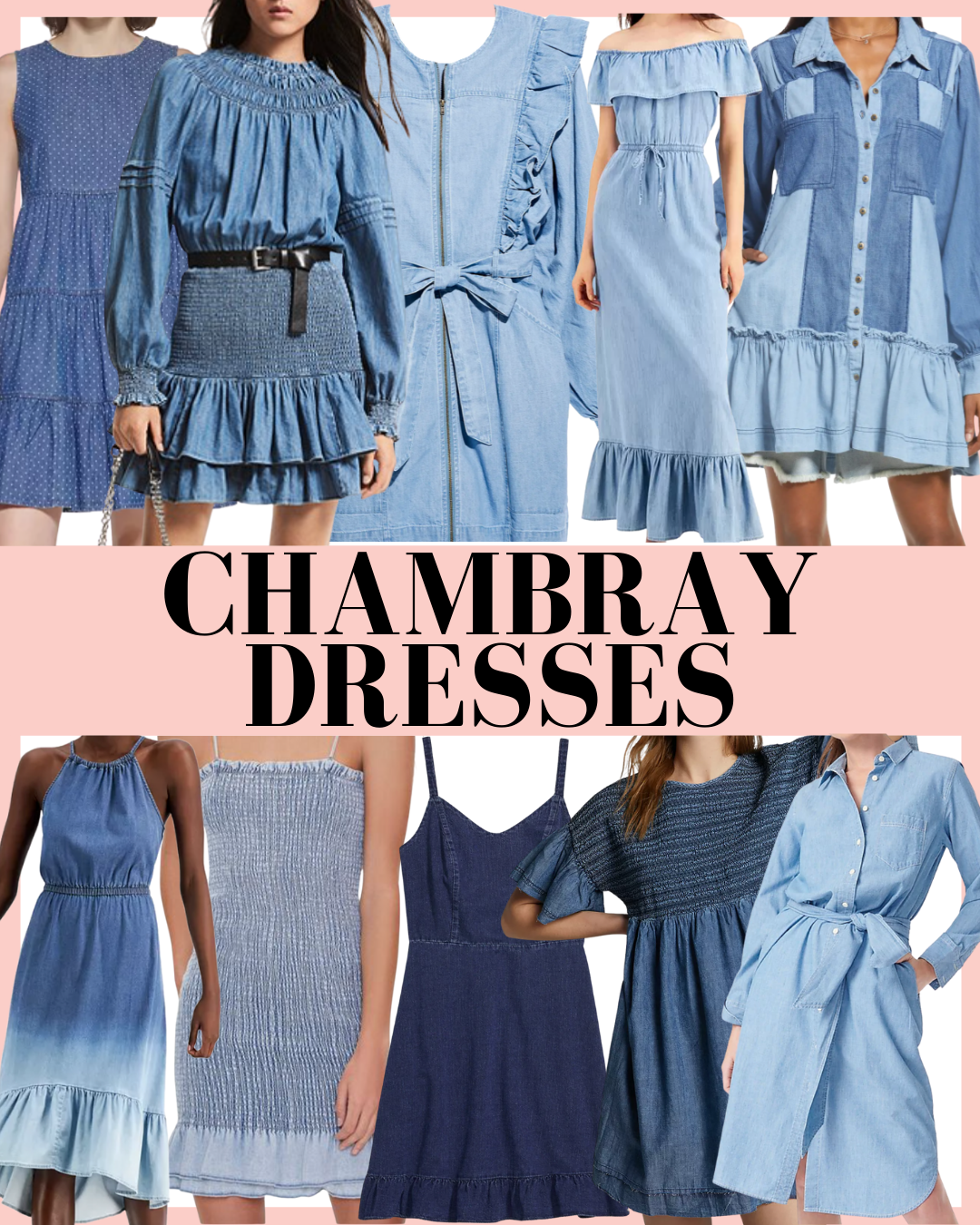 How To Style A Chambray Dress — Posh Pancreas