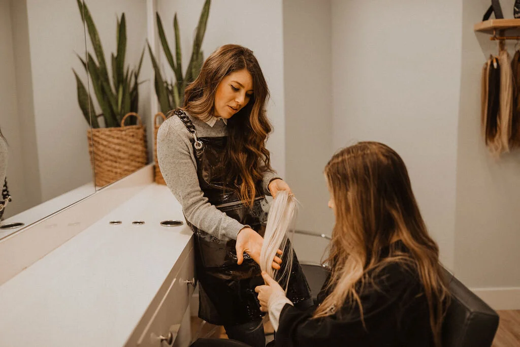 Luna Method, Invisible Bead Extensions, Natural Beaded Rows Luxury