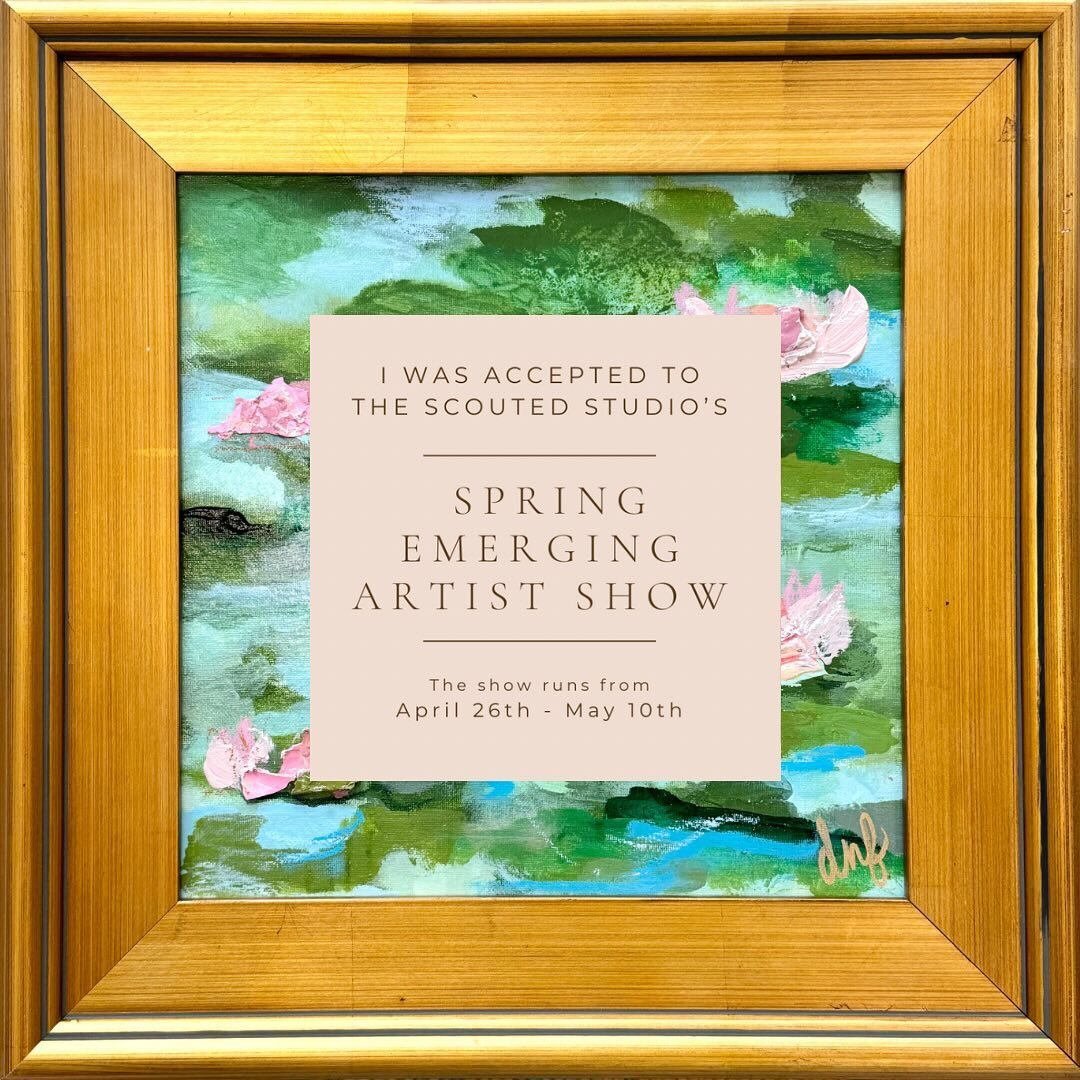 Beautiful things coming soon&hellip; !!!
✨
✨
✨

Mark your calendars for @thescoutedstudio &lsquo;s Spring Emerging Artist Show, April 26th - May 10th (just in time for Mother&rsquo;s Day 😉💕) 
✨
✨
✨

Hope you&rsquo;ve all had a great Friday, cheers 