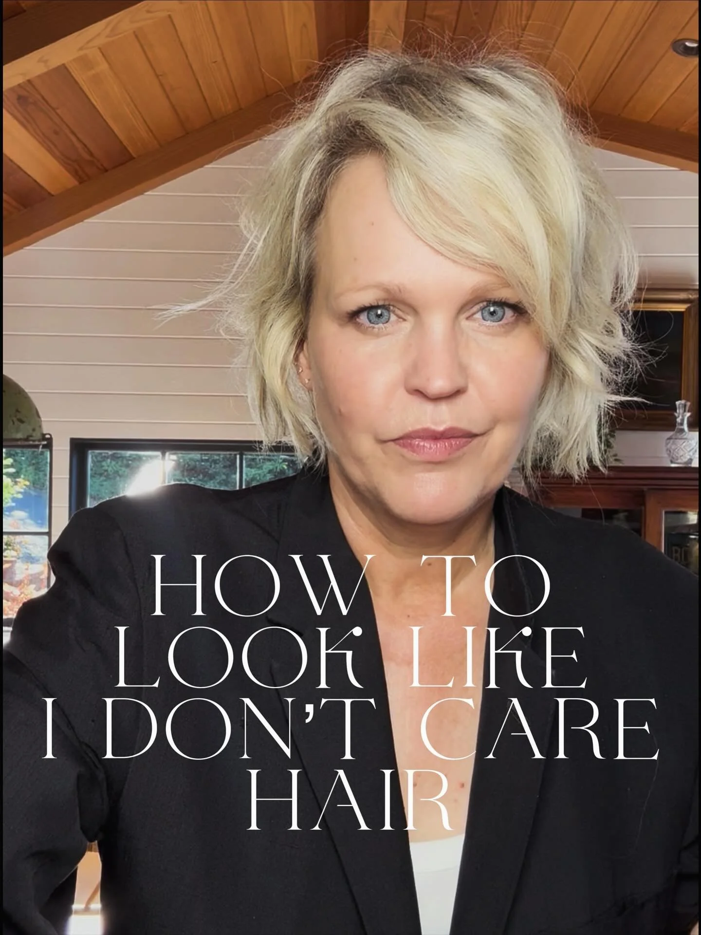 For that &ldquo;tried didn&rsquo;t try&rdquo; look - and now you see I really really tried 😬 Zoom through for final styling tips and comment HAIR below to receive a DM with a link to products and tools ⬇ https://liketk.it/5rTOa

Also hair color acco