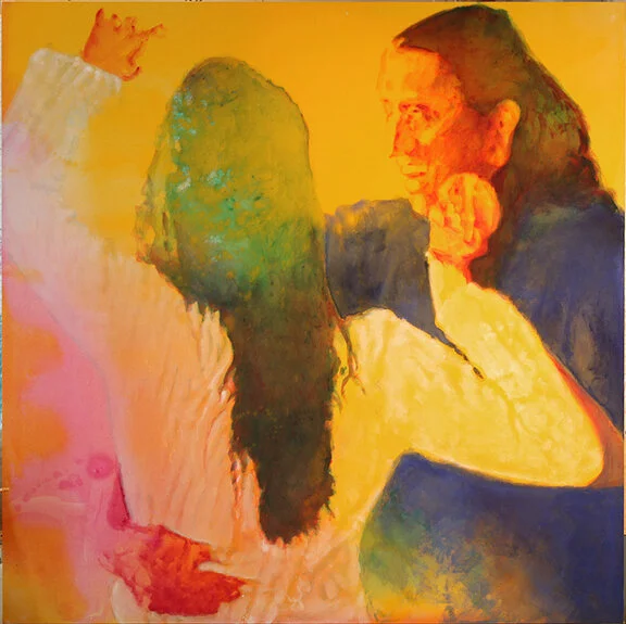 Dancers     Acrylic on canvas    60”x 60” 9152cm x 152cm     2011