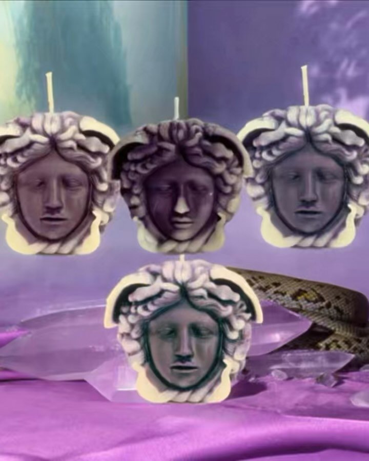 CROWN OF SERPENTS by @velvetvortexperfume 🐍 available now in-store and online at shopspellboundsky.com 💜✨

We are obsessed with Crown of Serpents, the latest scented sculptural candle by Velvet Vortex&hellip;the scent is beyond intoxicating! Scente