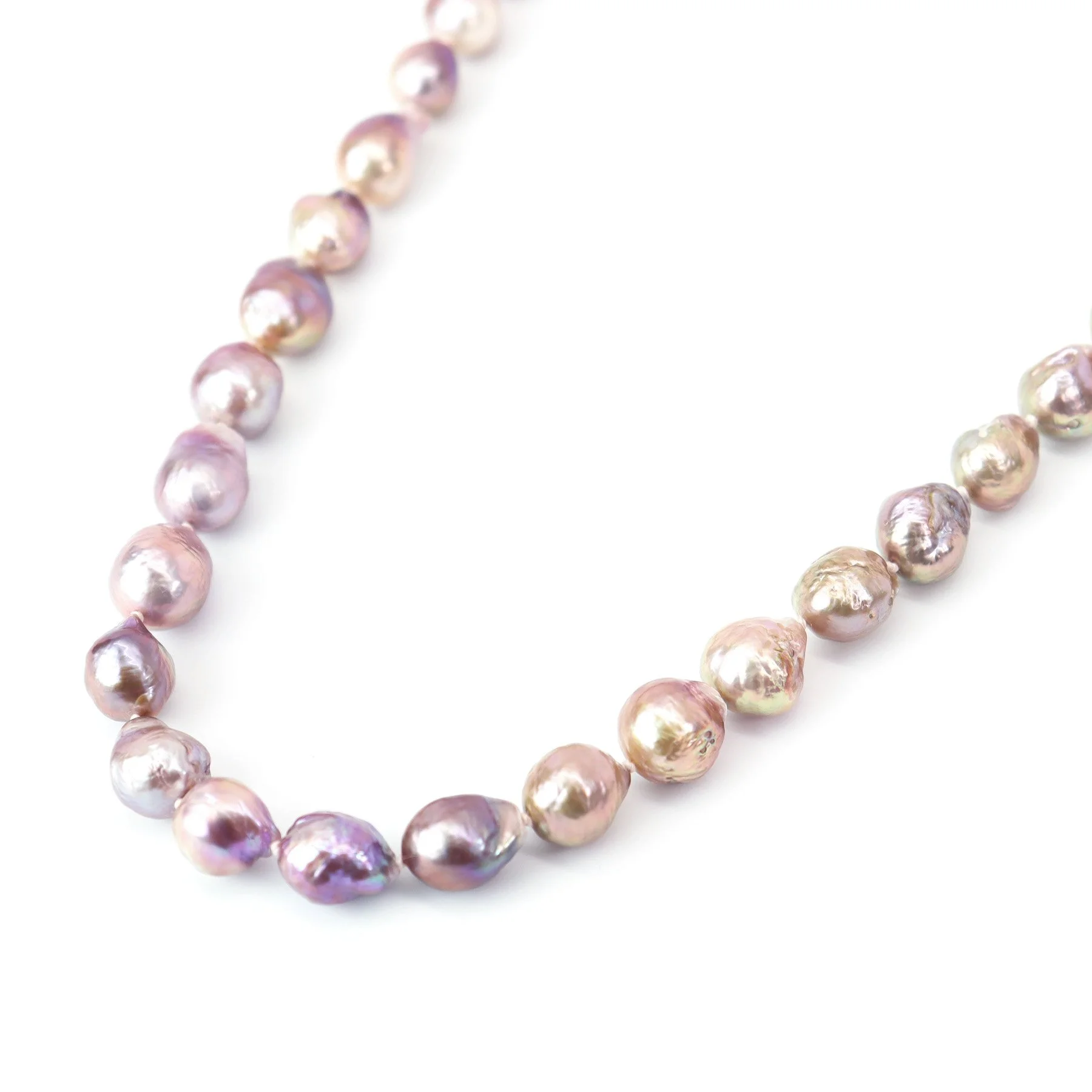 Freshwater Baroque Pearl Necklace - Ombre