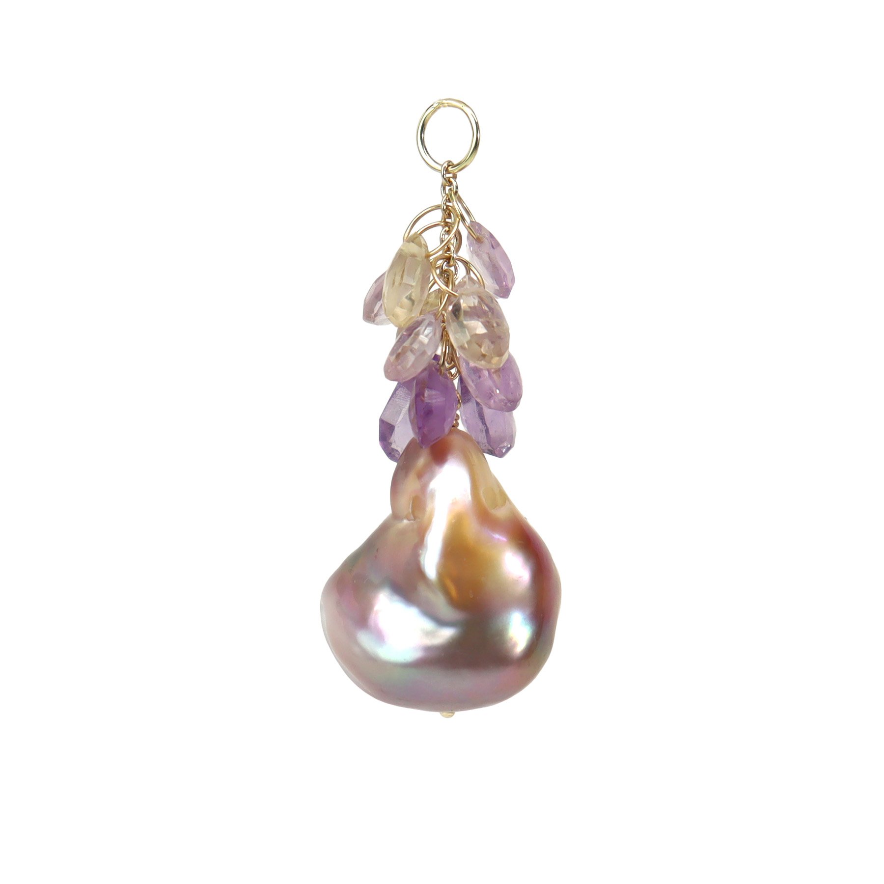 Baroque Pearl Cascade Pendant