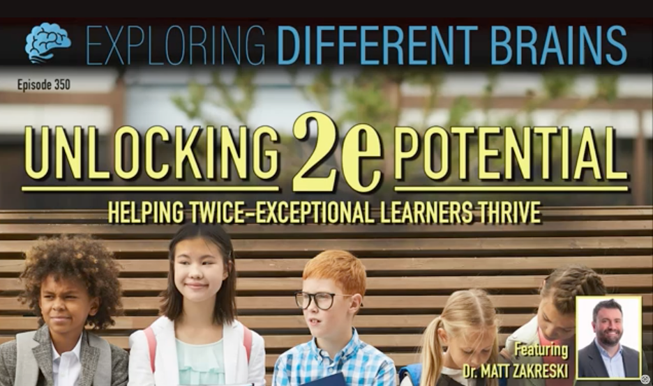 Come Learn About 2e! My Conversation with Dr. Matt Zakreski