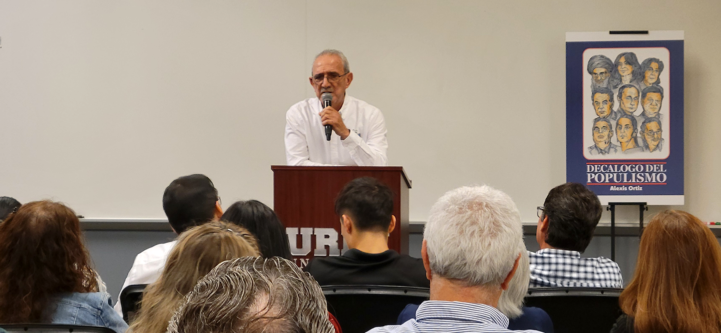 Alexis Ortiz: El populismo se combate con el debate
