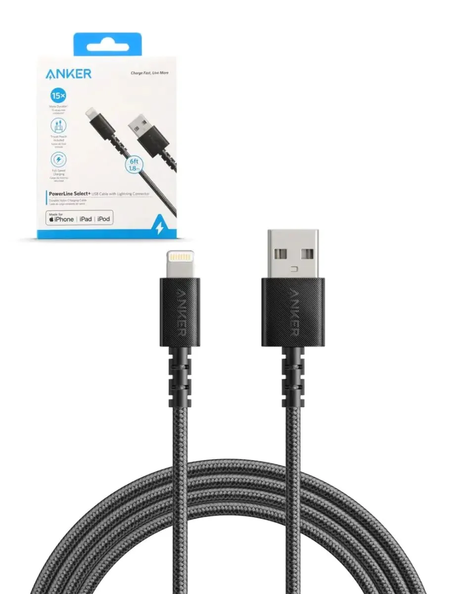 ANKER - Powerline III Flow 6' USB-C To USB-C Connector - White