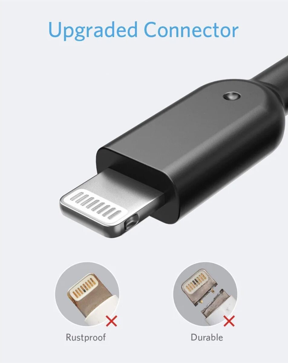 ANKER - Powerline II 10' USB-A To Lightning Connector — Telè Phone Repair
