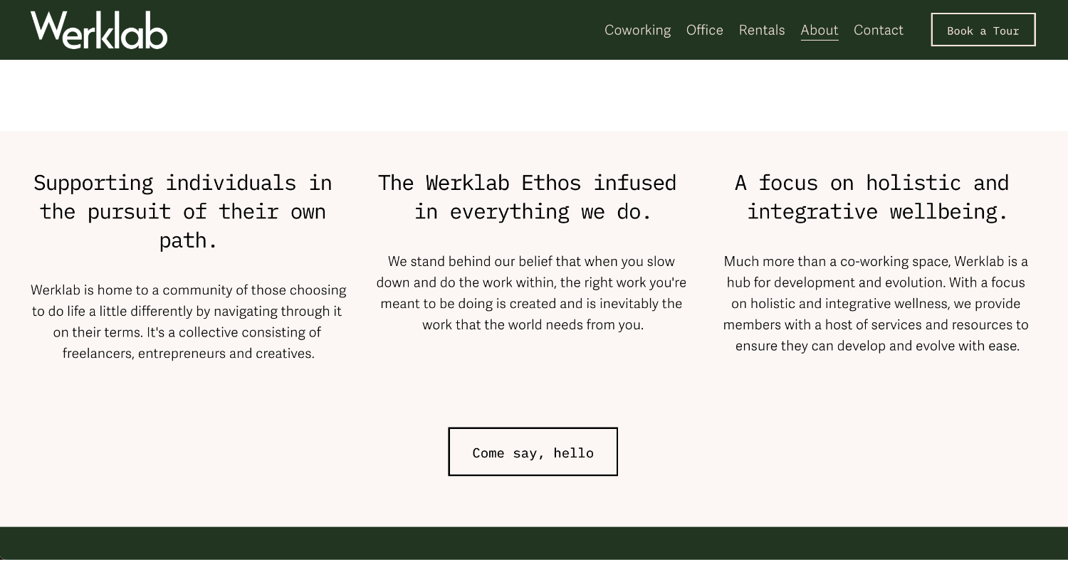 Understanding the values of the organization