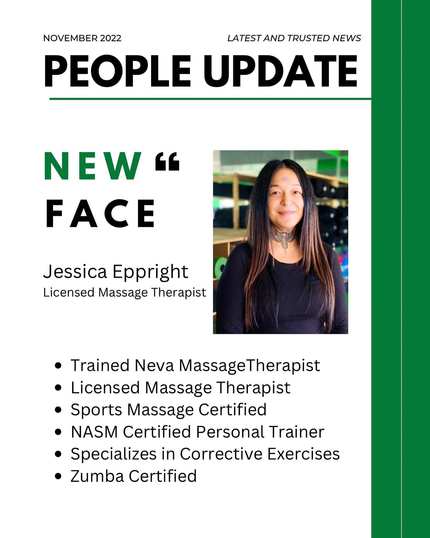 Meet our New Neva Massage Therapist. &quot;As a personal trainer I noticed many of my clients had muscular imbalance and I would often see compensation in their movements during exercise. I have a passion for helping people be fit and healthy, and I 