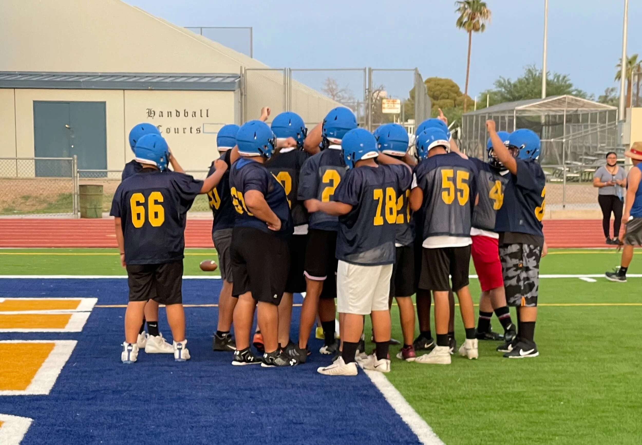 Under Assistant Coach Matt Arenas, the O/D-Line unit is closer than ever.