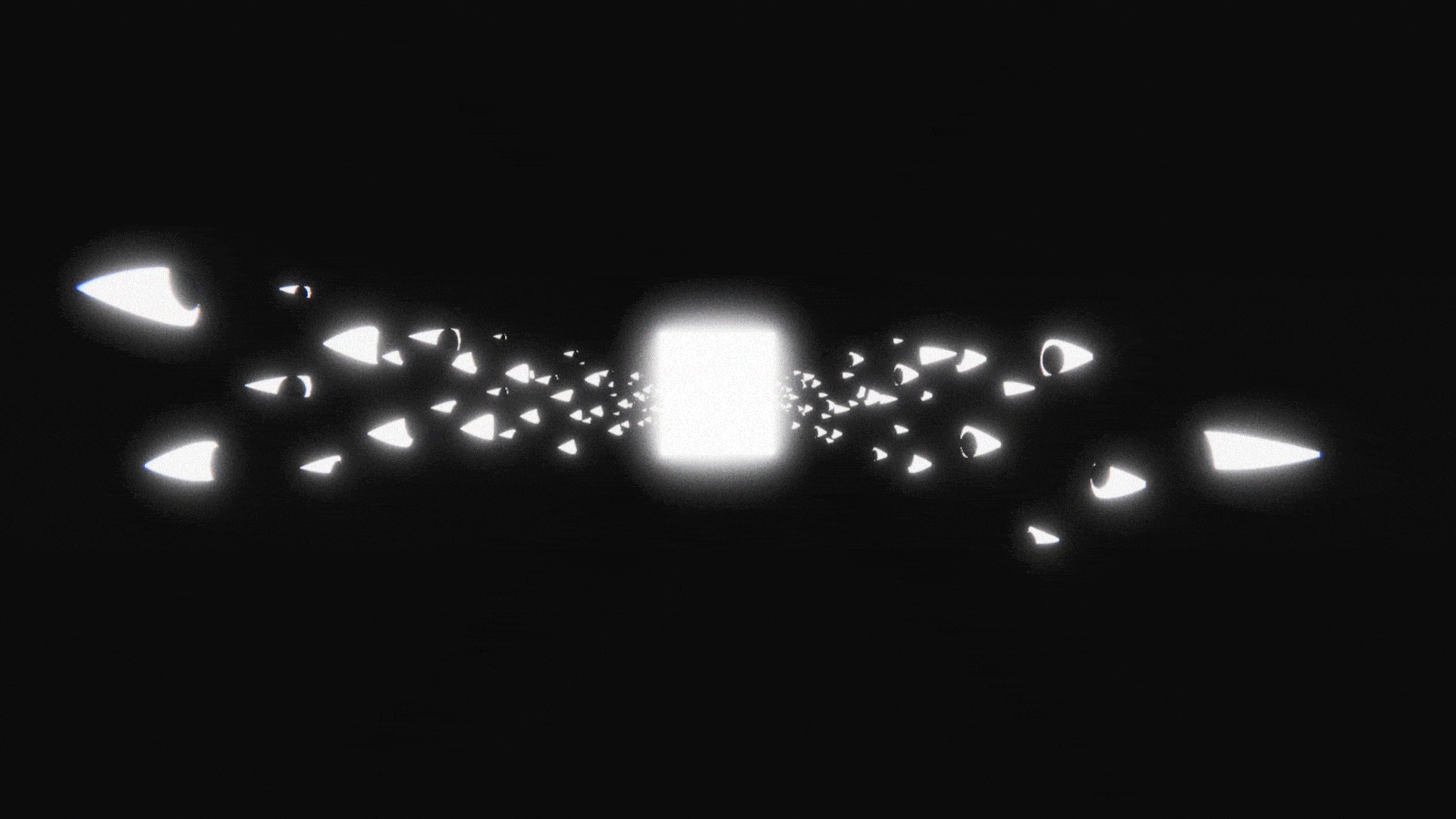 De-Creation Myths, virtual reality experience designed by Louis Rakovich, Unity, person, corridor, eyes