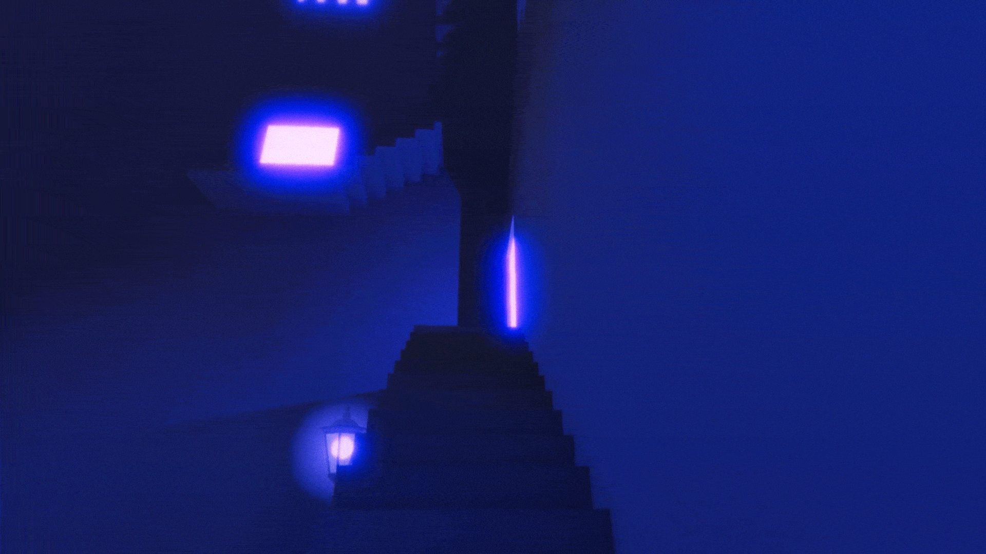 De-Creation Myths, virtual reality experience designed by Louis Rakovich, Unity, architecture, stairs