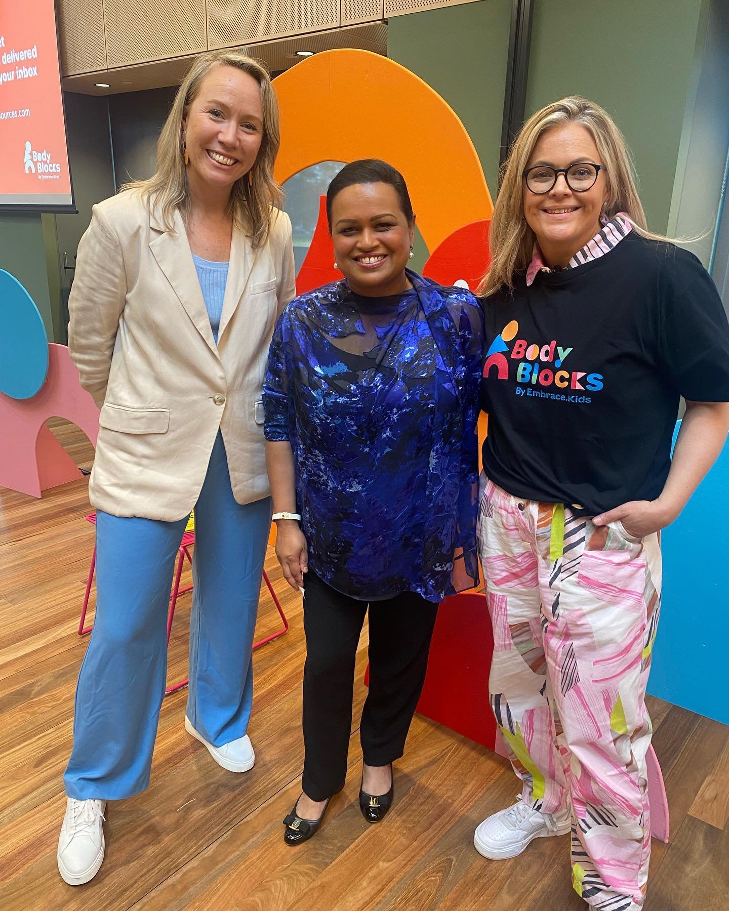 Delighted to have been at the launch of &lsquo;Body Blocks&rsquo; in Melbourne on 3 November, the latest initiative from The Embrace Colletive, the health promotion charity run by 2023 Australian of the Year Taryn Brumfitt and international body imag