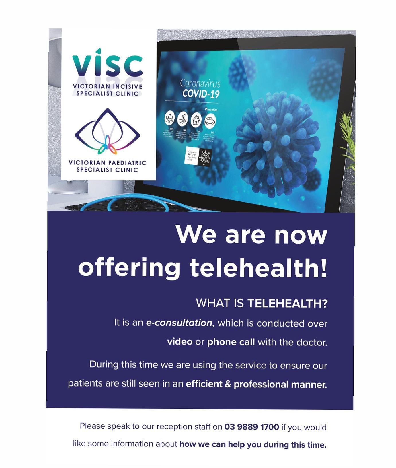 COVID-19 update:

The five-day lockdown in Victoria, effective from Friday 12th of February 2021 through to Wednesday, 17 February 2021.

As COVID19 continues to spread in our community, we would like to advise our existing and new patients that we a