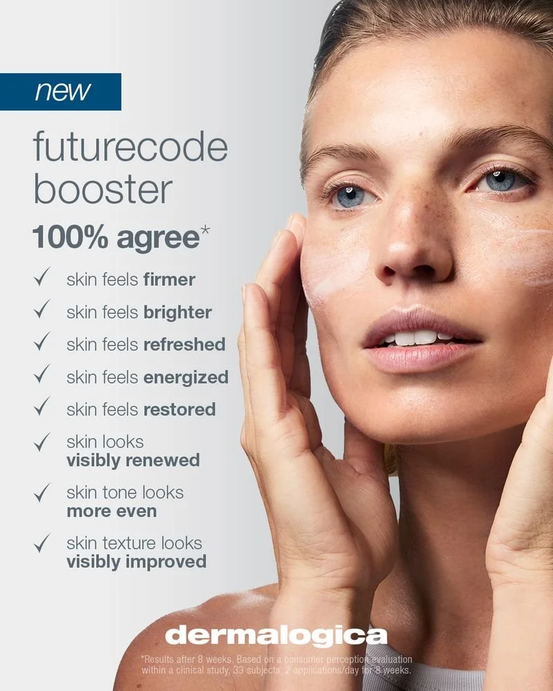 ✨Futurecode Booster✨

Advanced booster helps extend the longevity of healthy-looking skin, supporting natural skin repair to reduce visible signs of DNA-related damage &ndash; like deepening lines, coarse texture, &amp; visible discolouration. 

Bioh