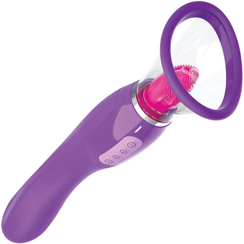 PIPEDREAM Fantasy for Her - Ultimate Pleasure Dual Oral Sex Simulator & G-Spot Vibrator