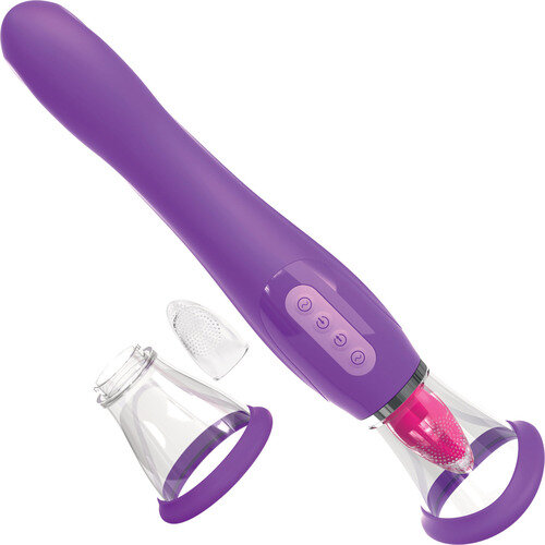 PIPEDREAM Fantasy for Her - Ultimate Pleasure Dual Oral Sex Simulator & G-Spot Vibrator