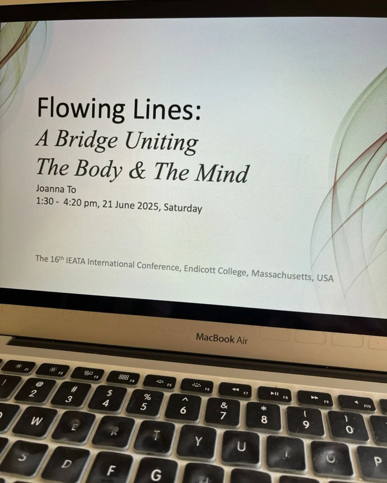 &ldquo;Flowing Lines: A Bridge Uniting The Body &amp; The Mind&rdquo;
I am ready to present and facilitate the captioned workshop at the 16th IEATA International Conference, Endicott College, Massachusetts, USA this Saturday.

#expressiveartstherapy 