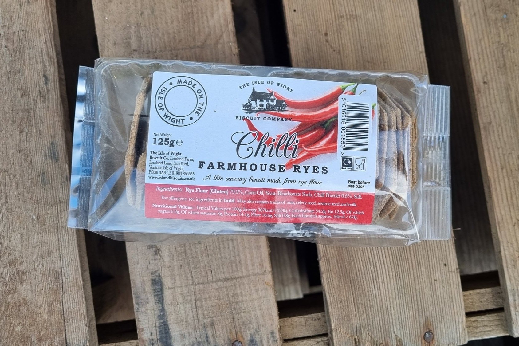 Chilli Rye Crackers