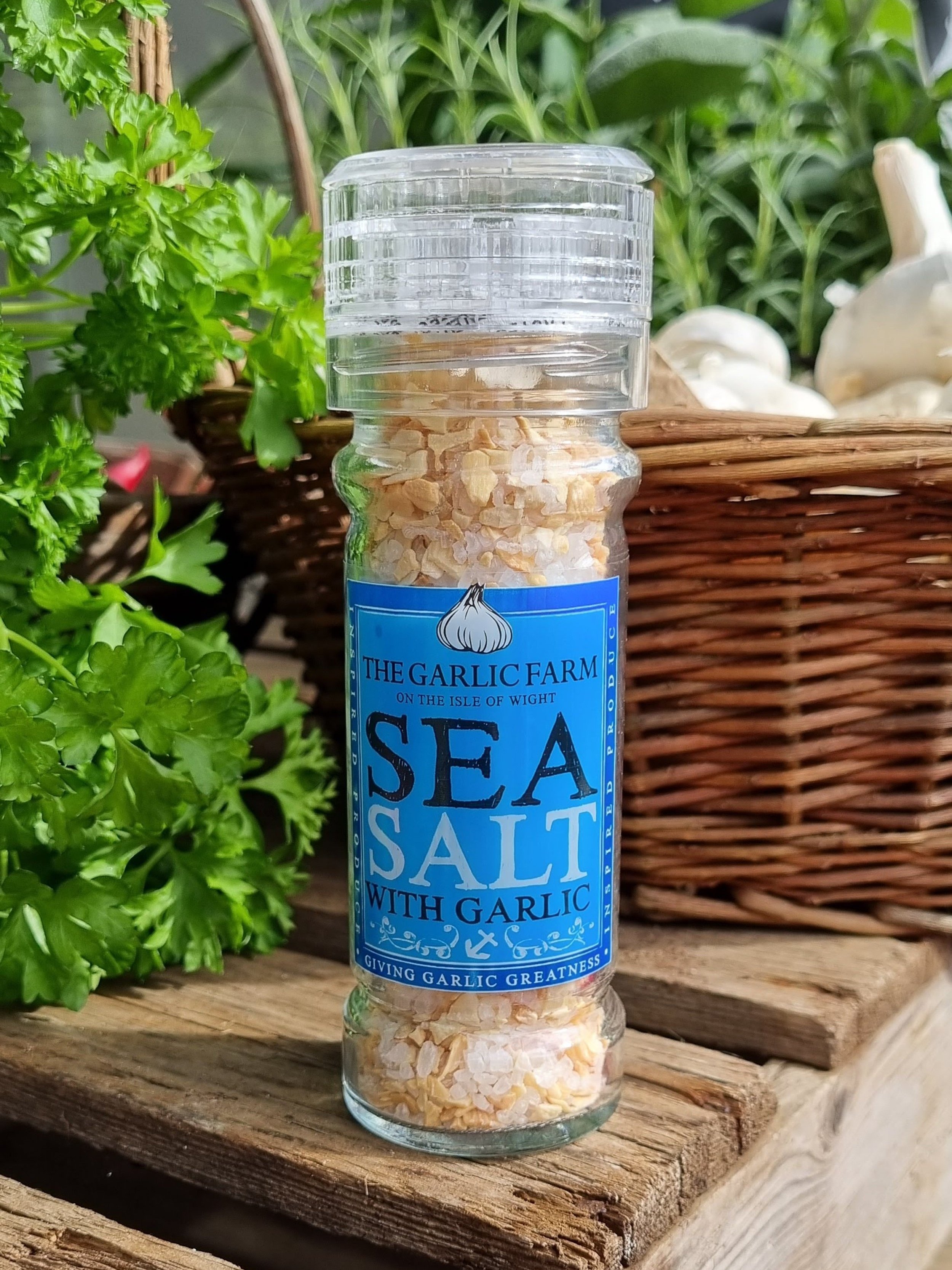 Sea Salt and Garlic Grinder