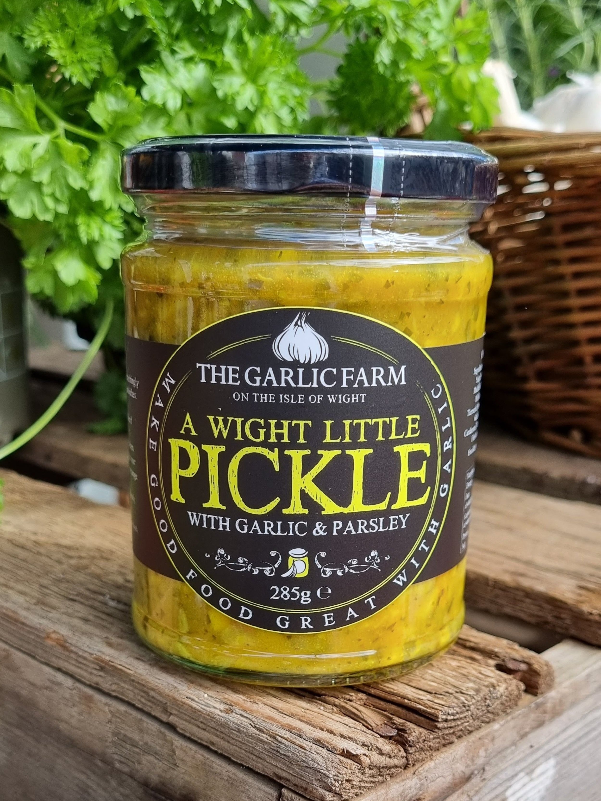 Wight Little Pickle with Garlic & Parsley