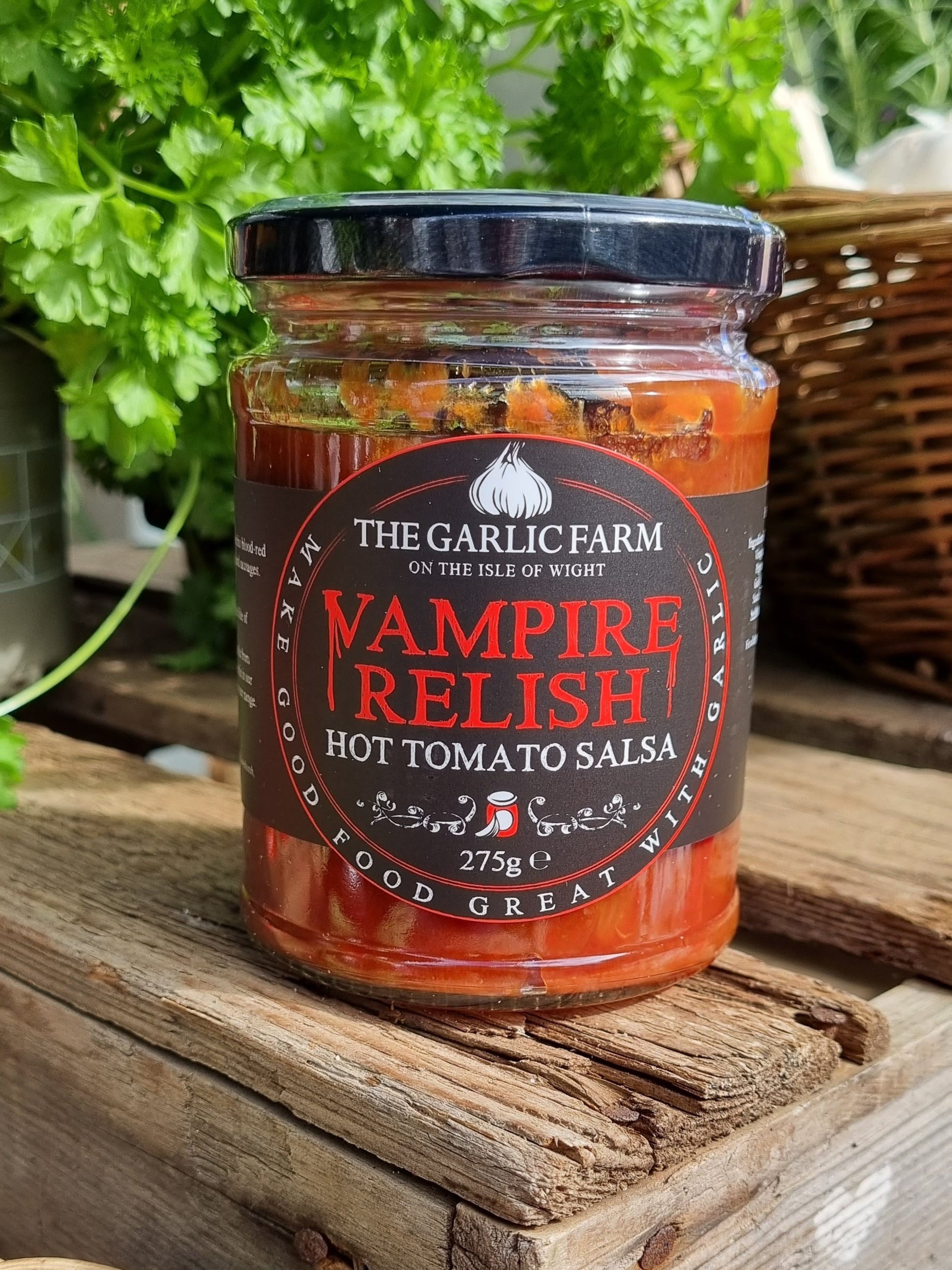 Vampire Relish Hot Tomato Salsa