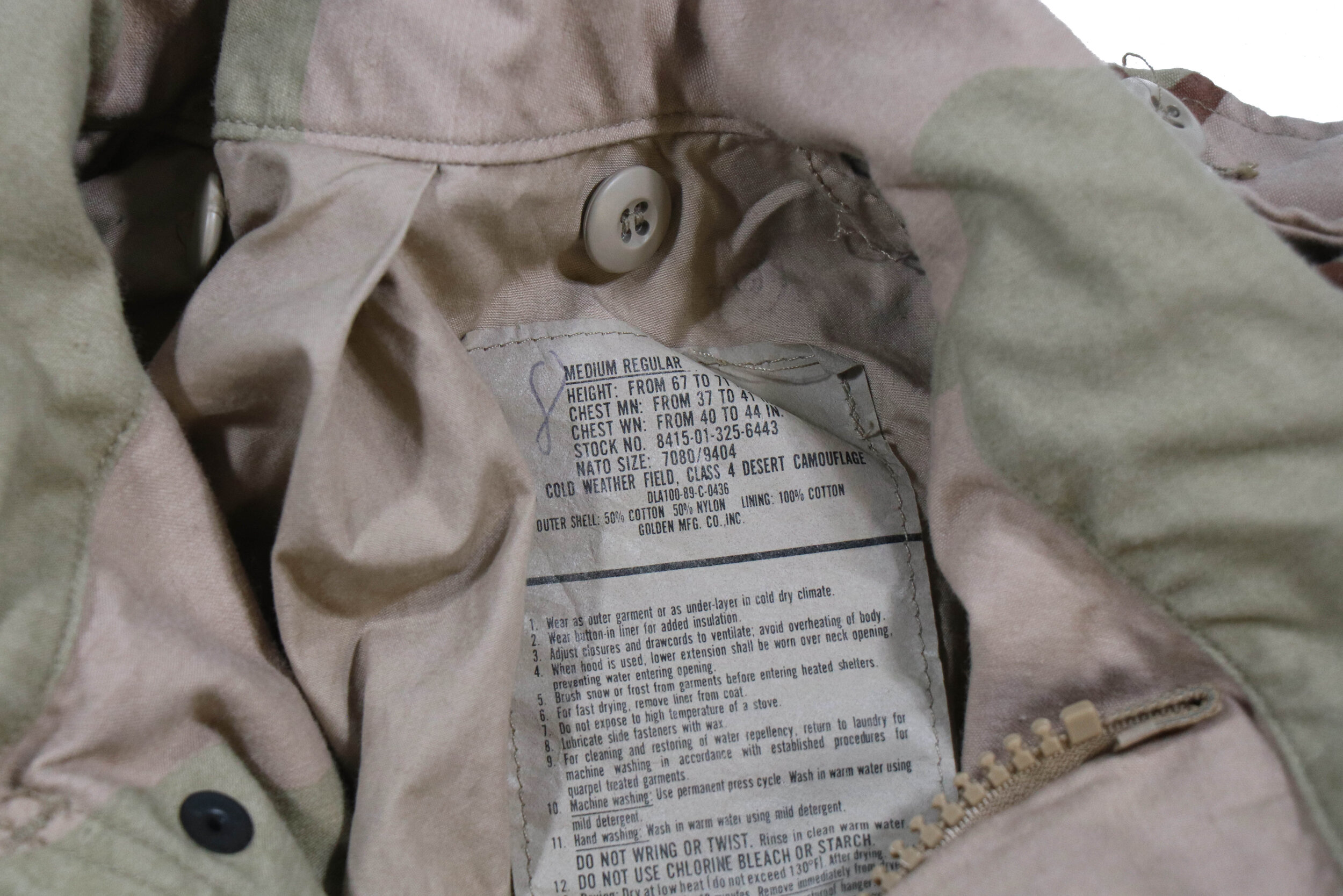 US Army DCU M65 Cold Weather Jacket — Iraqi Militaria