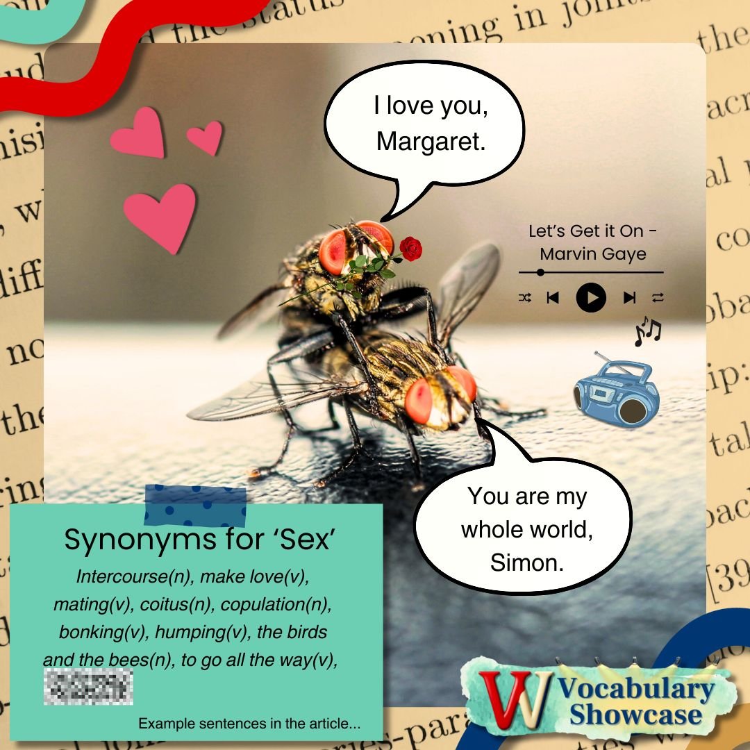 Vocabulary Showcase: Synonyms for ‘Sex’