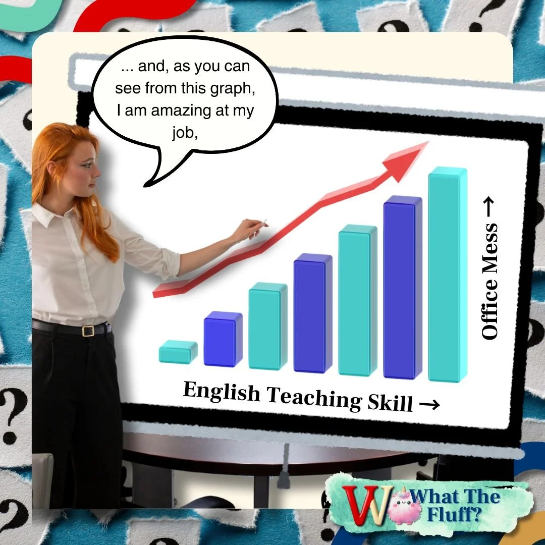 English Fuff The English Teaching to Tidiness Ratio |What The Fluff Wednesday ...