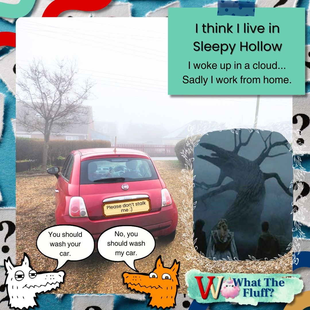 What the Fluff Wednesday: I think I live in Sleepy Hollow