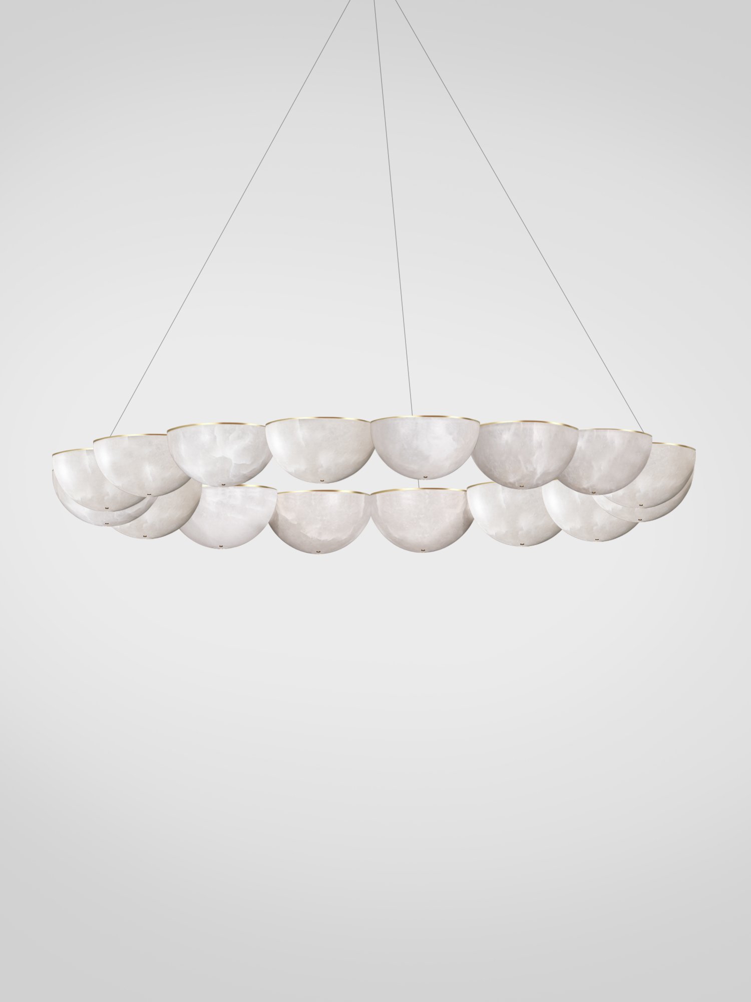 Hemisphere Circular Chandelier Large