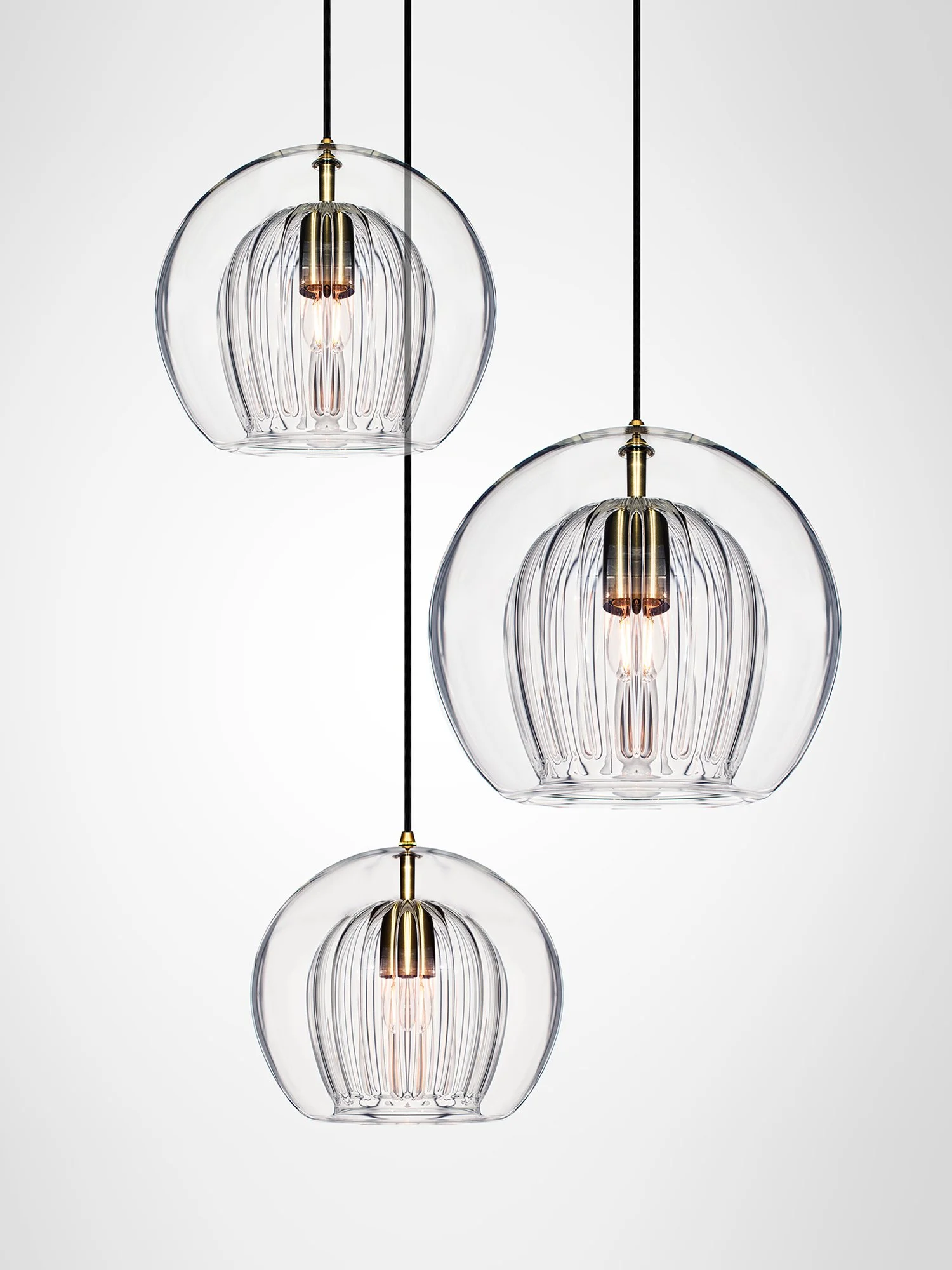 Pleated Crystal - Cluster - Clear - White - Pt.jpg