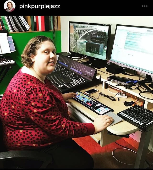 #WFImemberhighlight 
Check out our board member Grace-Mary&rsquo;s setup during #quarantine . She has set herself up for success by creating a productive workspace. We are excited to hear all she creates! #womeninfilm #femalecomposer #womensfilminiti